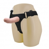 Реалистичный страпон-фаллоимитатор на трусиках Ultra Passionate Harness - 15 см. - Baile - купить с доставкой в Люберцах