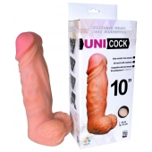 Фаллическая насадка Харнесс UNICOCK 10  - 25 см. - LOVETOY (А-Полимер) - купить с доставкой в Люберцах