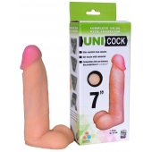 Фаллическая насадка Харнесс UNICOCK 7  - 19 см. - LOVETOY (А-Полимер) - купить с доставкой в Люберцах