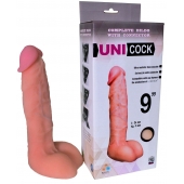 Фаллическая насадка Харнесс UNICOCK 9  - 24 см. - LOVETOY (А-Полимер) - купить с доставкой в Люберцах