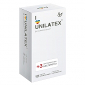 Разноцветные ароматизированные презервативы Unilatex Multifruit  - 12 шт. + 3 шт. в подарок - Unilatex - купить с доставкой в Люберцах