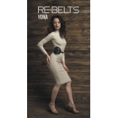 Пояс с клёпками Yona Black - Rebelts - купить с доставкой в Люберцах
