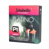 Стимулирующая насадка с шипиками по бокам Platino  Тайфун - Sitabella - купить с доставкой в Люберцах
