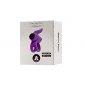 Эрекционное кольцо с подхватом мошонки и стимуляцией клитора Bullet Lastic Ring - Adrien Lastic - в Люберцах купить с доставкой