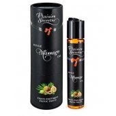 Массажное масло с ароматом экзотических фруктов Huile de Massage Gourmande Fruits Exotiques - 59 мл. - Plaisir Secret - купить с доставкой в Люберцах