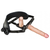 Женский страпон с вагинальной пробкой Woman Strap - 18 см. - LOVETOY (А-Полимер) - купить с доставкой в Люберцах