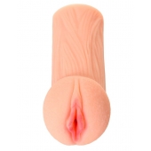 Реалистичный мастурбатор-вагина телесного цвета Elegance с двойным слоем материала - KOKOS - в Люберцах купить с доставкой