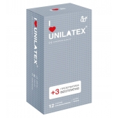 Презервативы с точками Unilatex Dotted - 12 шт. + 3 шт. в подарок - Unilatex - купить с доставкой в Люберцах