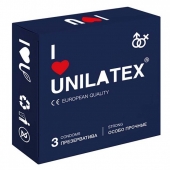 Ультрапрочные презервативы Unilatex Extra Strong - 3 шт. - Unilatex - купить с доставкой в Люберцах