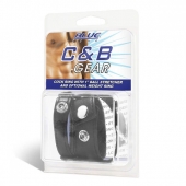 Утяжка для мошонки и пениса Cock Ring With 1  Ball Stretcher And Optional Weight Ring - BlueLine - купить с доставкой в Люберцах