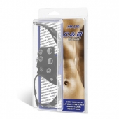 Утяжка на пенис и мошонку Cock Ring With 1.5  Ball Stretcher And Optional Weight Ring - BlueLine - купить с доставкой в Люберцах