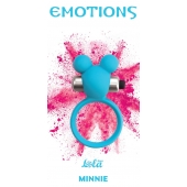 Голубое эрекционное виброколечко Emotions Minnie Breeze - Lola Games - в Люберцах купить с доставкой