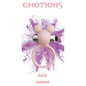 Розовое эрекционное виброколечко Emotions Minnie Light pink - Lola Games - в Люберцах купить с доставкой