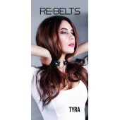 Чёрный кожаный чокер-кляп Tyra Black - Rebelts - купить с доставкой в Люберцах