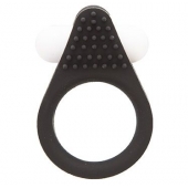Чёрное эрекционное кольцо LIT-UP SILICONE STIMU RING 1 BLACK - Dream Toys - в Люберцах купить с доставкой