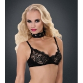 Полиуретановый ошейник с пуклями и D-кольцами Collar with Studs - Blush Novelties - купить с доставкой в Люберцах