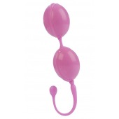 Розовые каплевидные вагинальные шарики L amour Premium Weighted Pleasure System - California Exotic Novelties