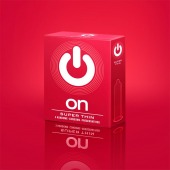 Супертонкие презервативы ON) Super Thin - 3 шт. - ON) - купить с доставкой в Люберцах