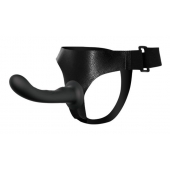 Страпон с изогнутой головкой Ultra Harness Curvy Dildo - 15,8 см. - Baile - купить с доставкой в Люберцах