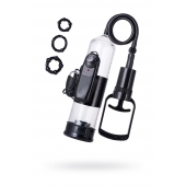 Вакуумная помпа A-toys с вибропулей и эрекционными кольцами - A-toys - в Люберцах купить с доставкой