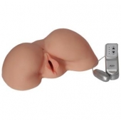 Телесная вибровагина из киберкожи с выносным пультом - LOVETOY (А-Полимер) - в Люберцах купить с доставкой