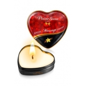 Массажная свеча с ароматом ванили Bougie Massage Candle - 35 мл. - Plaisir Secret - купить с доставкой в Люберцах