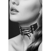 Оригинальный ошейник-чокер со шнуровкой - Bijoux Pour Toi - купить с доставкой в Люберцах