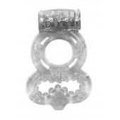 Прозрачное эрекционное кольцо Rings Treadle с подхватом - Lola Games - в Люберцах купить с доставкой