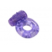 Фиолетовое эрекционное кольцо с вибрацией Rings Axle-pin - Lola Games - в Люберцах купить с доставкой