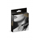 Черный чокер с двумя кольцами - Bijoux Pour Toi - купить с доставкой в Люберцах