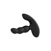 Черный силиконовый стимулятор простаты Levett Nitoc с пультом ДУ - Levett - в Люберцах купить с доставкой