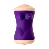 Двухсторонний мастурбатор JOS YARA в фиолетовой колбе - JOS - в Люберцах купить с доставкой