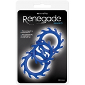 Набор из 3 синих эрекционных колец Renegade Gears - NS Novelties - в Люберцах купить с доставкой