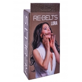 Кляп-трензель Lora с металлическими кольцами - Rebelts - купить с доставкой в Люберцах