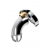 Серебристый мужской пояс верности TOYFA Metal - ToyFa - купить с доставкой в Люберцах