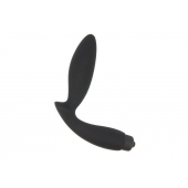 Чёрный вибростимулятор простаты Sex Expert Vibe Pleasure - Sex Expert - в Люберцах купить с доставкой