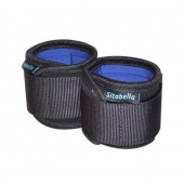 Неопреновые черно-синие наручники - Sitabella - купить с доставкой в Люберцах