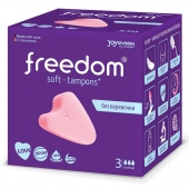 Женские гигиенические тампоны без веревочки FREEDOM normal - 3 шт. - Freedom - купить с доставкой в Люберцах