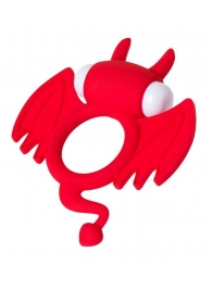Красное эрекционное кольцо на пенис JOS COCKY DEVIL - JOS - в Люберцах купить с доставкой