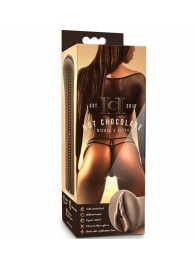 Коричневый мастубратор-вагина Nicole s Kitty - Blush Novelties - в Люберцах купить с доставкой