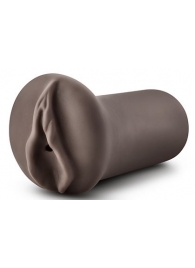 Коричневый мастубратор-вагина Nicole s Kitty - Blush Novelties - в Люберцах купить с доставкой
