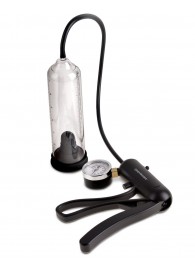 Вакуумная мужская помпа с датчиком давления Pro-Gauge Power Pump - Pipedream - в Люберцах купить с доставкой