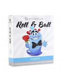 стимулирующий презерватив-насадка Roll   Ball Classic - Sitabella - купить с доставкой в Люберцах