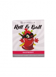 Стимулирующий презерватив-насадка Roll   Ball Raspberry - Sitabella - купить с доставкой в Люберцах