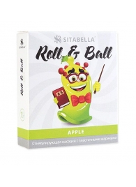 Стимулирующий презерватив-насадка Roll   Ball Apple - Sitabella - купить с доставкой в Люберцах