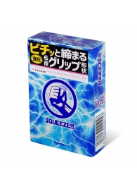 Презервативы Sagami Squeeze волнистой формы - 5 шт. - Sagami - купить с доставкой в Люберцах
