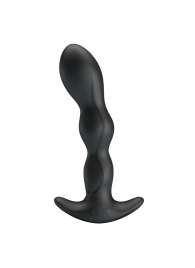Черный анальный стимулятор простаты с вибрацией Special Anal Massager - 14,5 см. - Baile - в Люберцах купить с доставкой