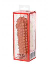 Телесная насадка на фаллос с бугорками KOKOS Extreme Sleeve 10 - 15,8 см. - KOKOS - в Люберцах купить с доставкой