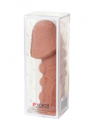 Насадка на фаллос с пузыриками, венками и ребристостью KOKOS Extreme Sleeve 09 - 12,7 см. - KOKOS - в Люберцах купить с доставкой