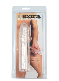 Насадка-удлинитель из прозрачного силикона LIDL EXTRA SILICONE PENIS EXTENSION - Seven Creations - в Люберцах купить с доставкой